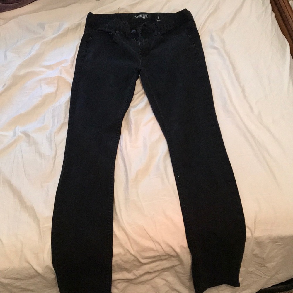 Men’s black skinny jeans
